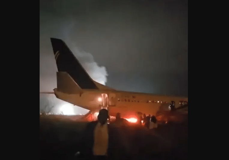 Passenger Jet crashes during takeoff