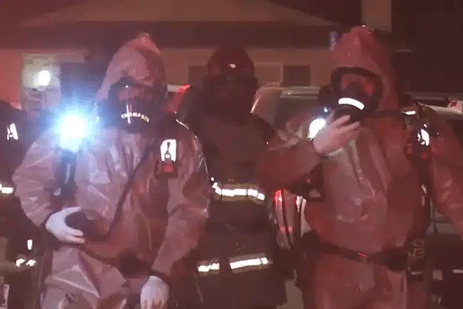 Deadly Party Prompts Hazmat Team Response