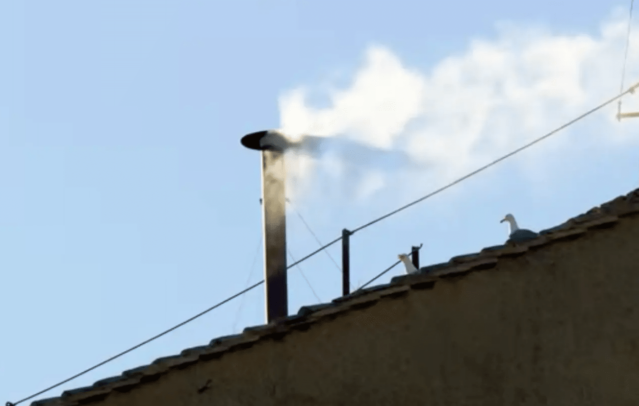 White Smoke Billows From Sistine Chapel as New Pope is Elected