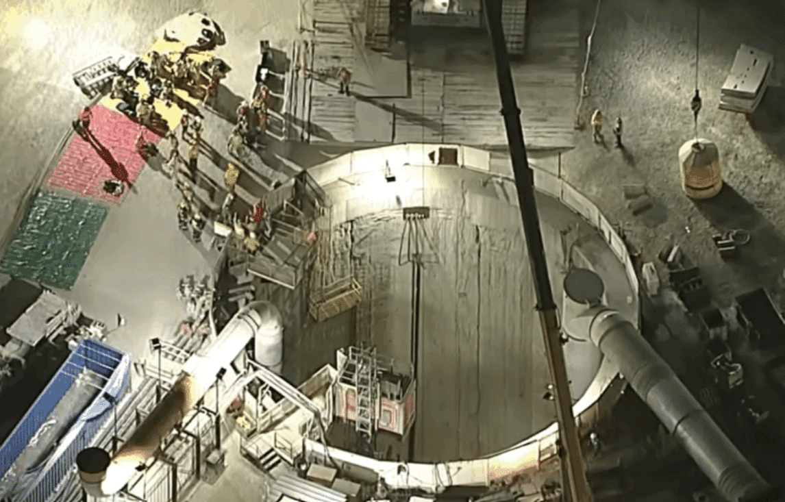 Major Rescue Effort Following Structure Collapse