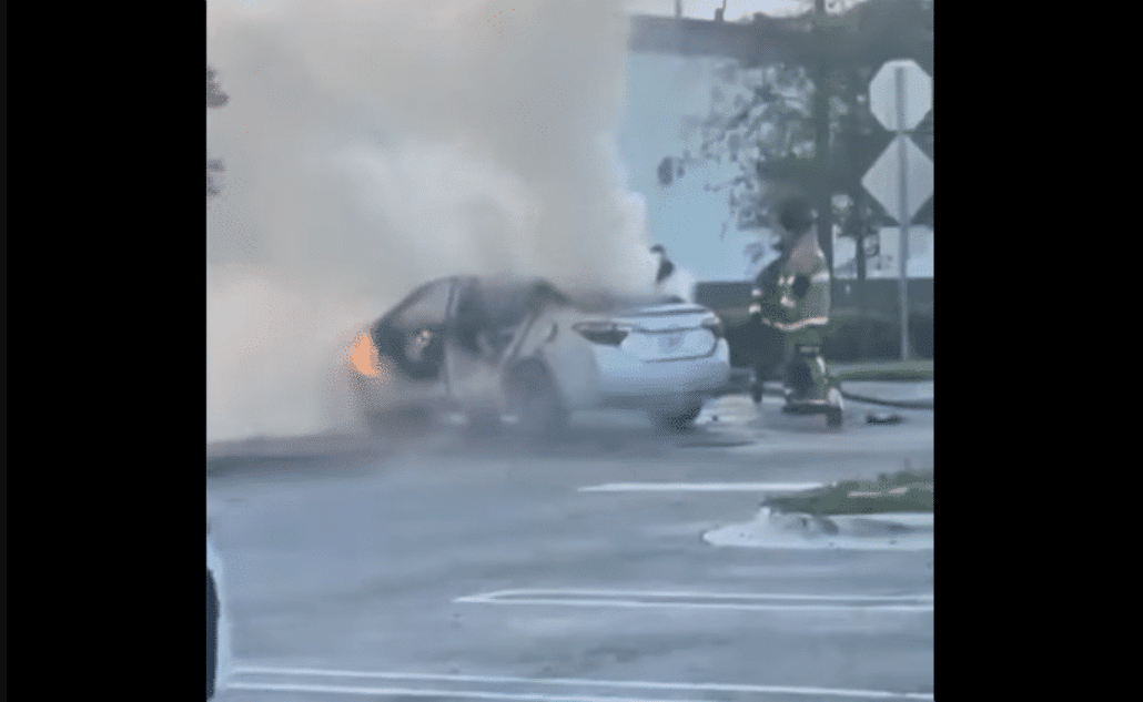Car Explodes at Walmart, Body Found