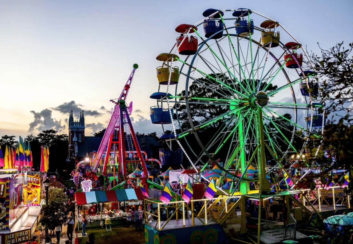 Two Young Girls Fall From Ferris Wheel in Scarey Incident