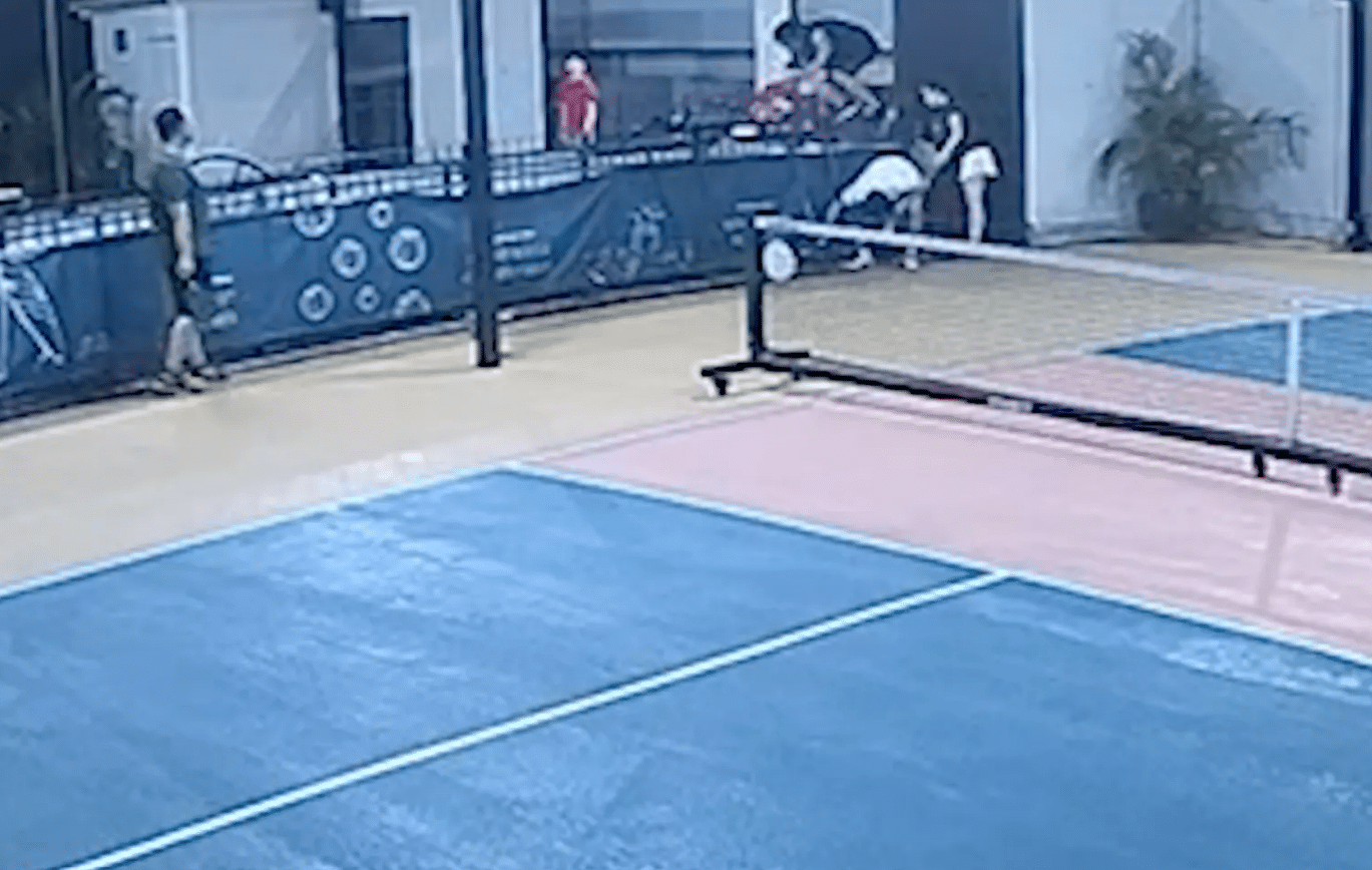 Man Jumps to His Death During Pickleball Match