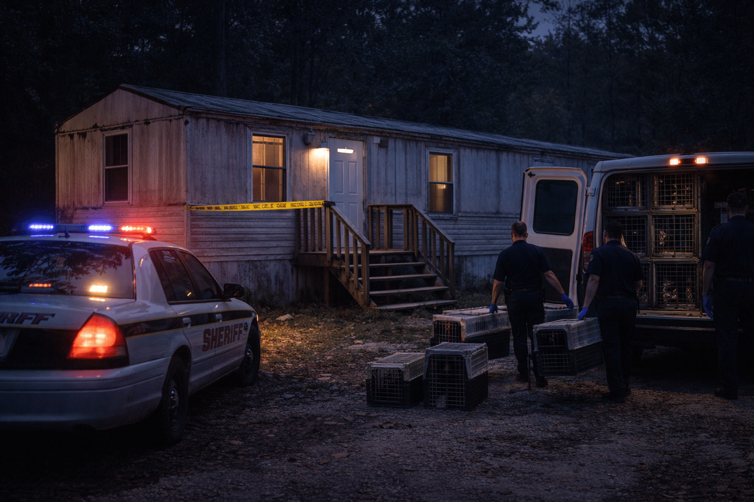 Parents Left Child Alone Nearly a Year With 7 Dogs