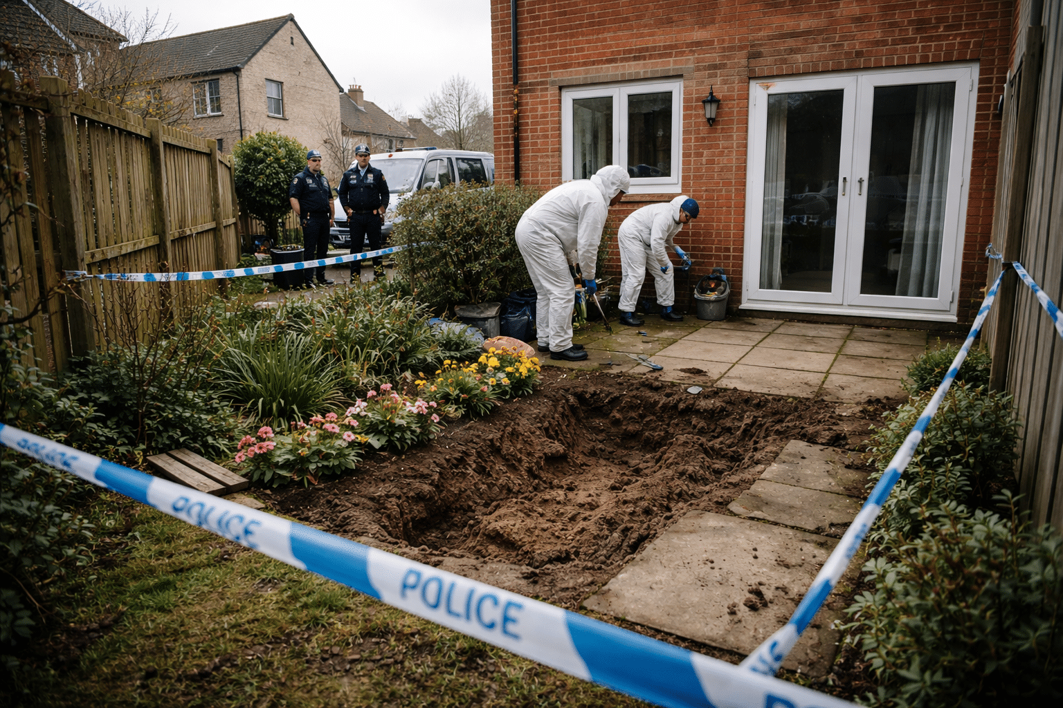 Flower Garden Via AI Image