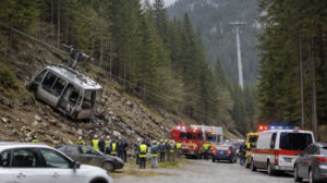 Cable Car Scene AI Image