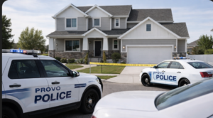 Provo Ut House and Police Via AI Image