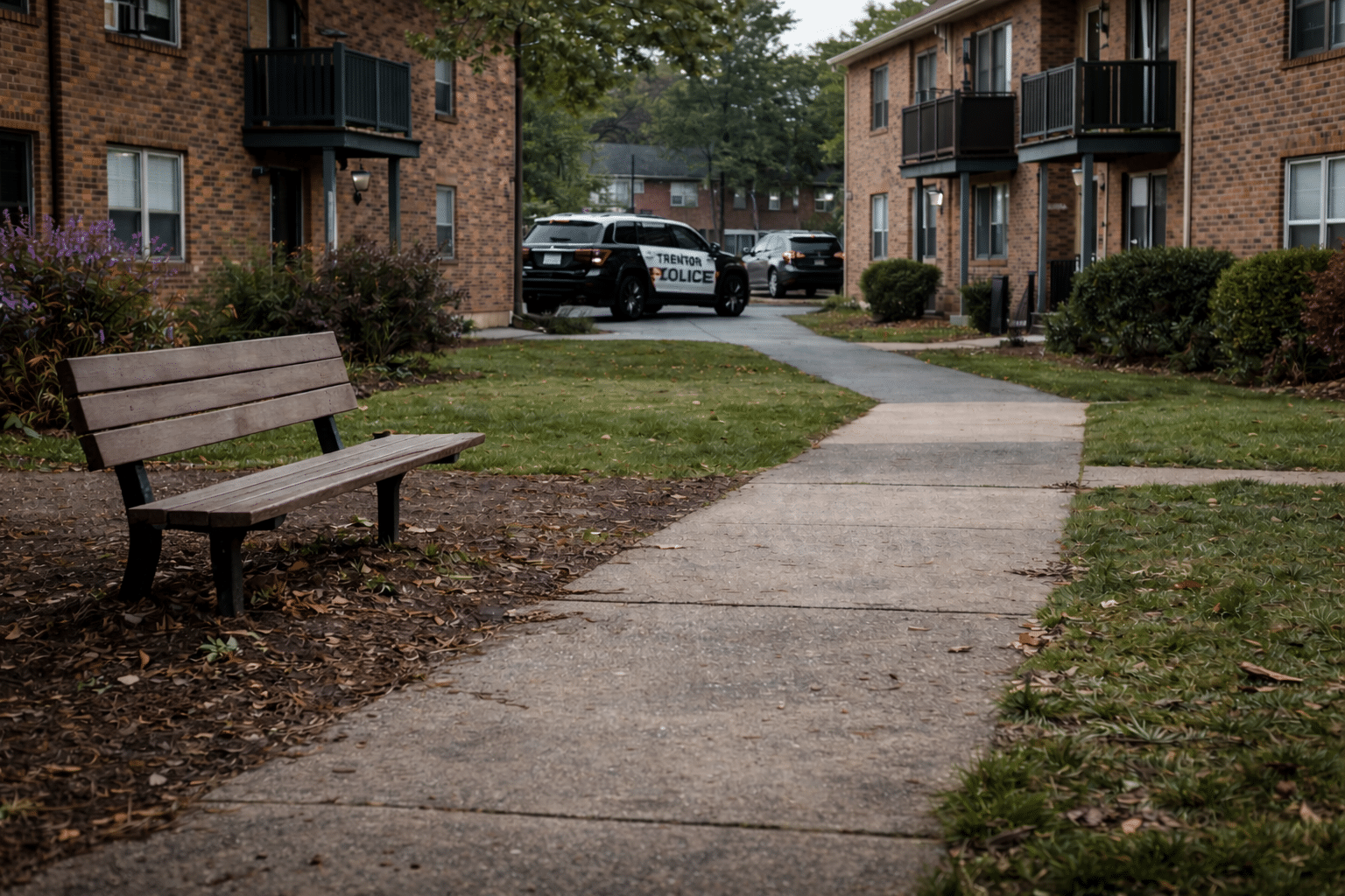 Outside Apartment Bldg via AI Image