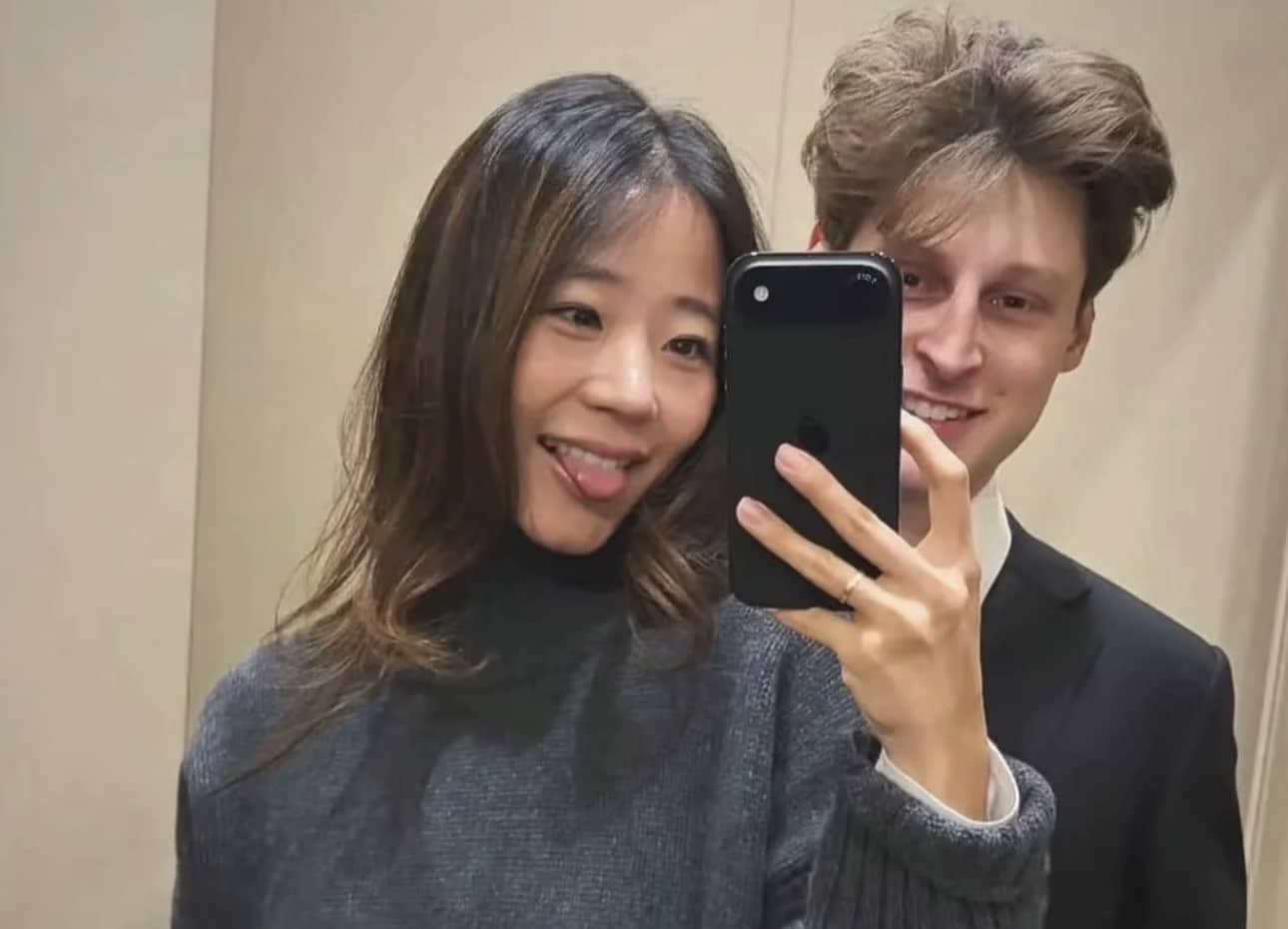 Screengrab from Instagram Post of Couple