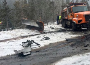 Dad Dies After Snowplow Nails Van Packed With Hockey Players