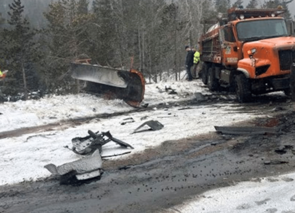 Dad Dies After Snowplow Nails Van Packed With Hockey Players