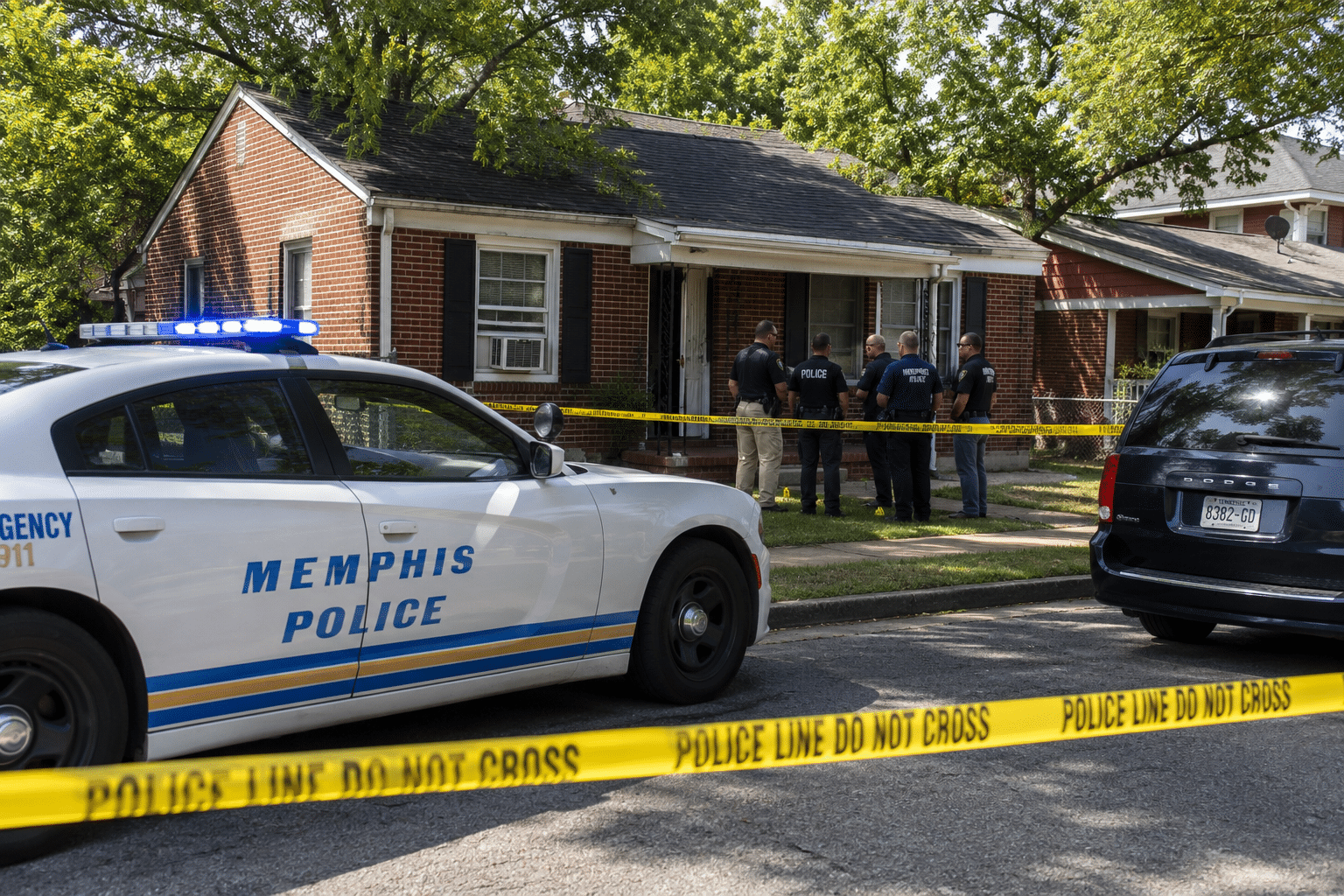 Crime Scene Via AI Image