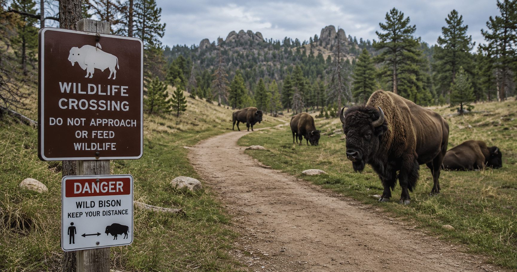 Bison Image Via AI Image