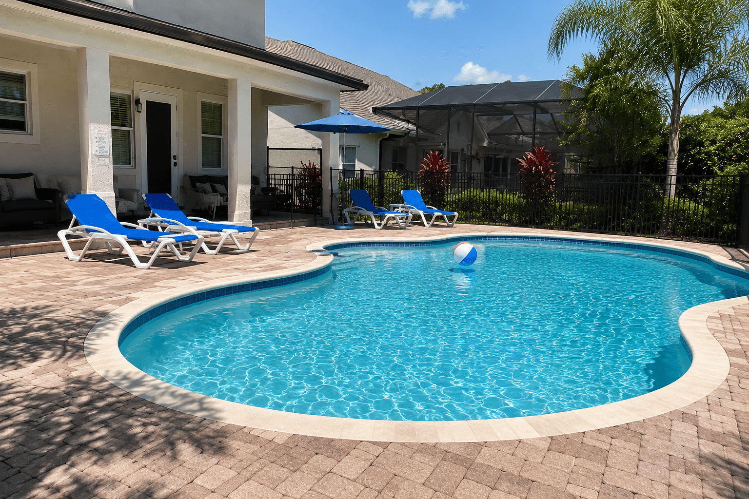 Pool Via AI Image
