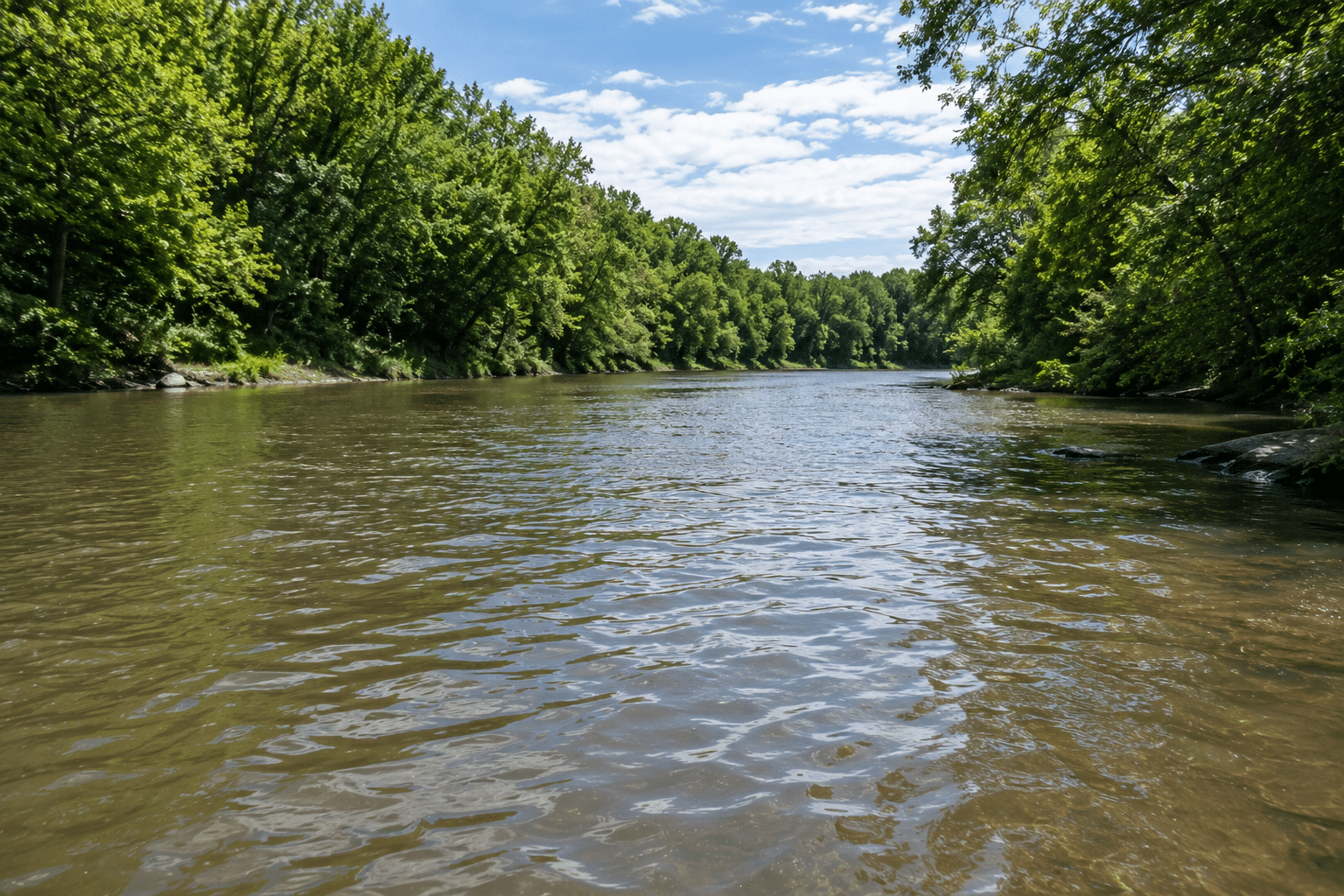 River Via AI Image