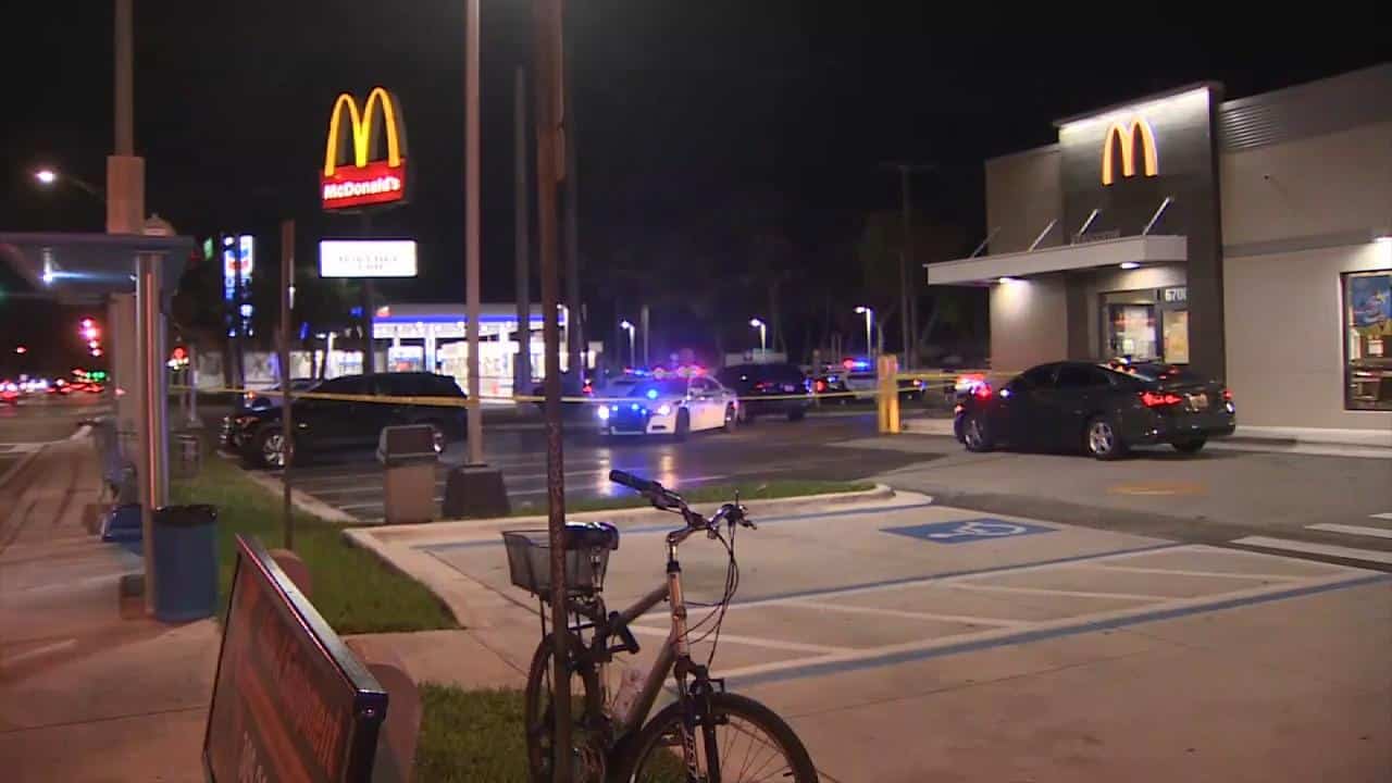McDonald's Crime Scene Via AI Image