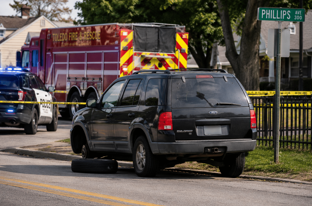 Four Children, Grandmother Die After Stopping for Flat Tire