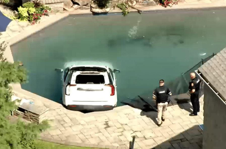 Teacher Dies After SUV Crashes Into Pool