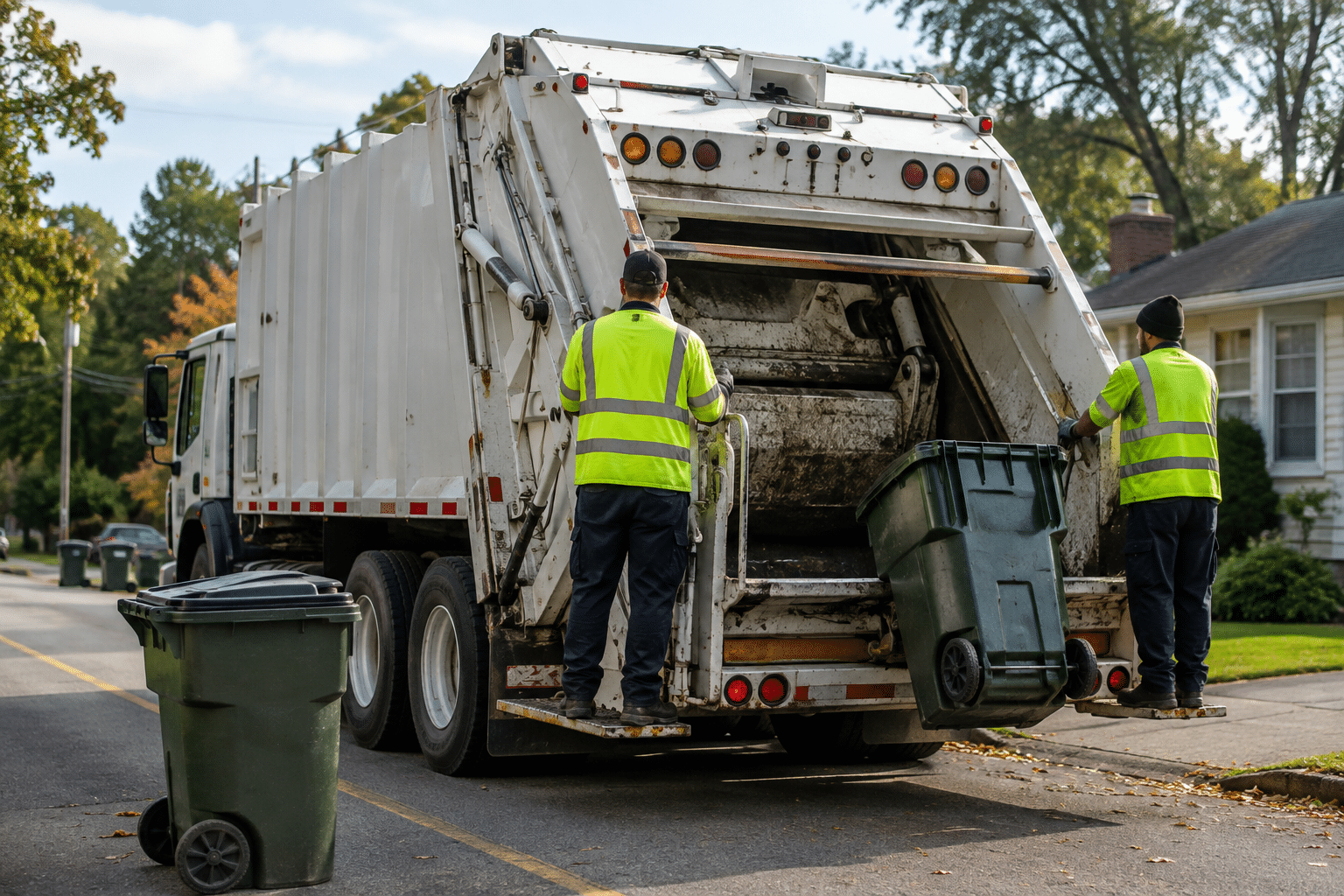 Man Dies on First Day Working on Garbage Truck Crew