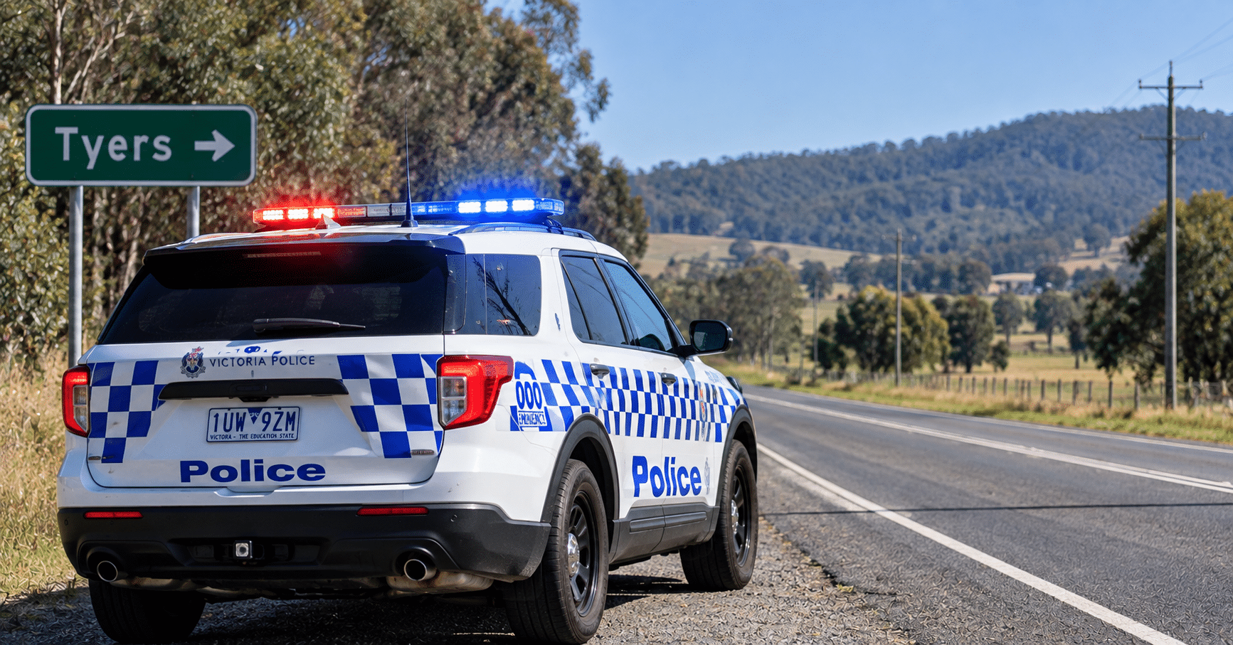 Police Car Via AI Image