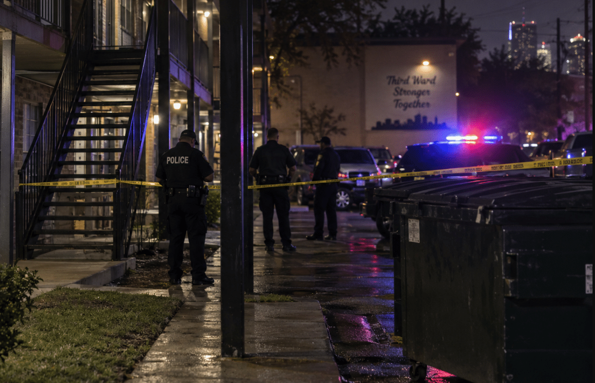 Body Found in Trash Can at Apartment Complex