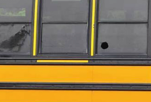 School Bus Hit During Deadly Shooting