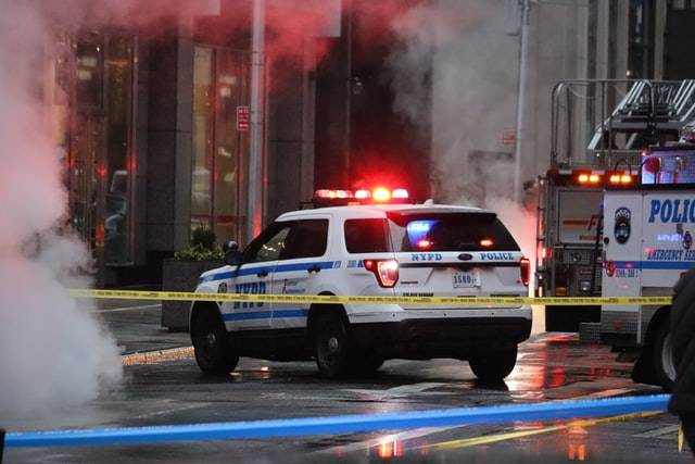 Photo by Campbell Jensen on Unsplash Police car at the scene
